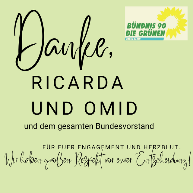 Danke Ricarda und Omid!